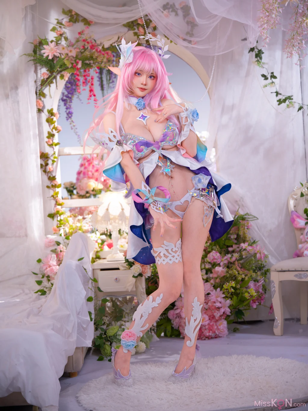 Coser@Machi馬吉: Cyrene Swimsuit 昔兰尼 泳装 (125 photos)