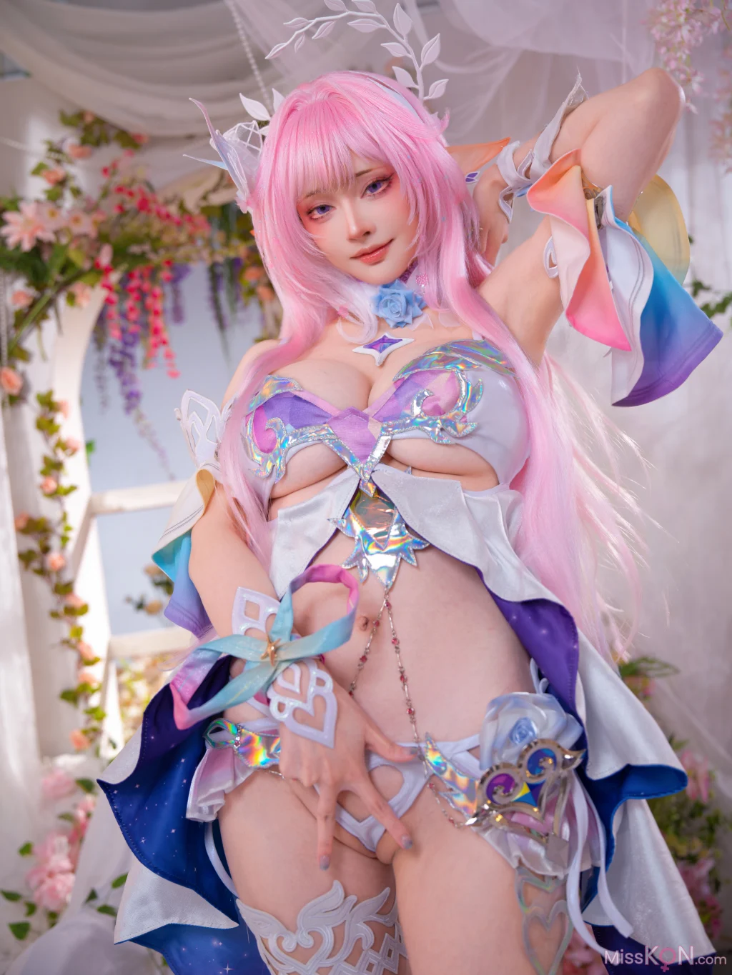 Coser@Machi馬吉: Cyrene Swimsuit 昔兰尼 泳装 (125 photos)