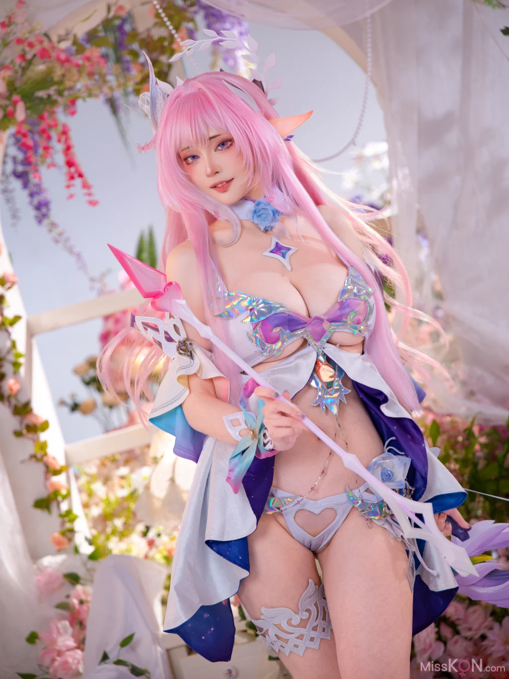 Coser@Machi馬吉: Cyrene Swimsuit 昔兰尼 泳装 (125 photos)