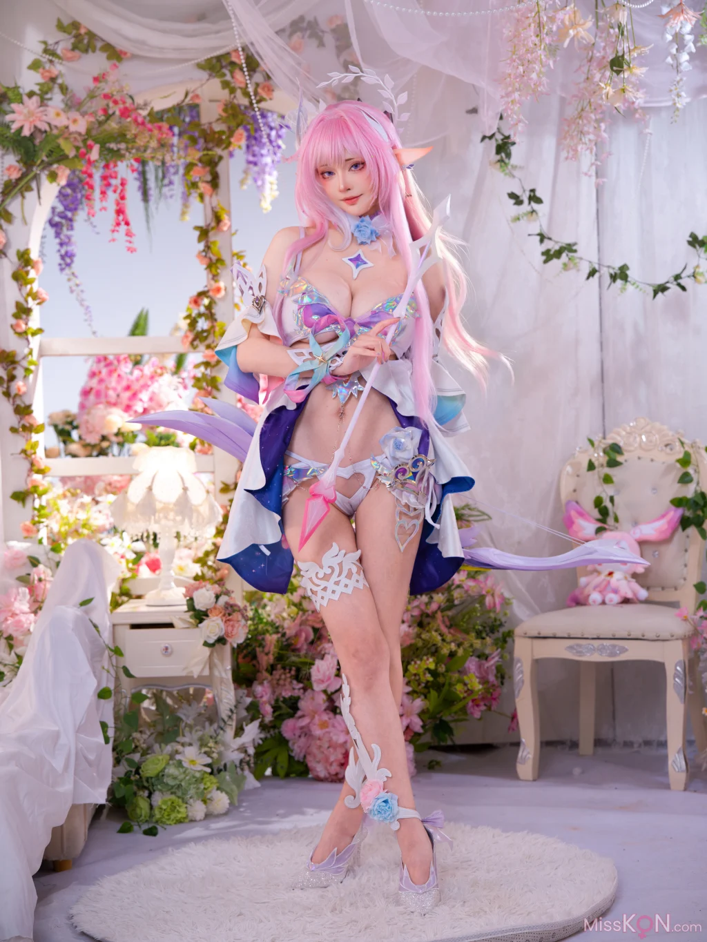 Coser@Machi馬吉: Cyrene Swimsuit 昔兰尼 泳装 (125 photos)