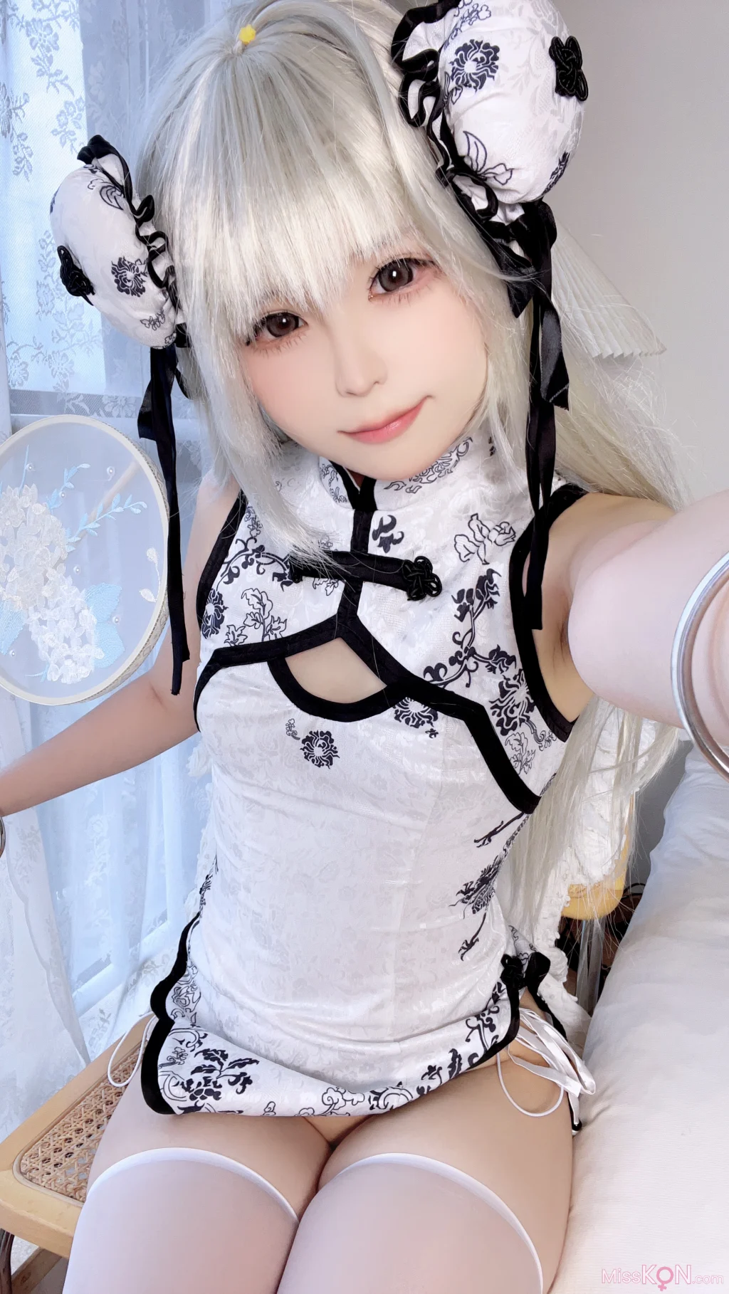 Coser@Quan冉有点饿: 缘之空 穹妹旗袍自拍 (27 photos)