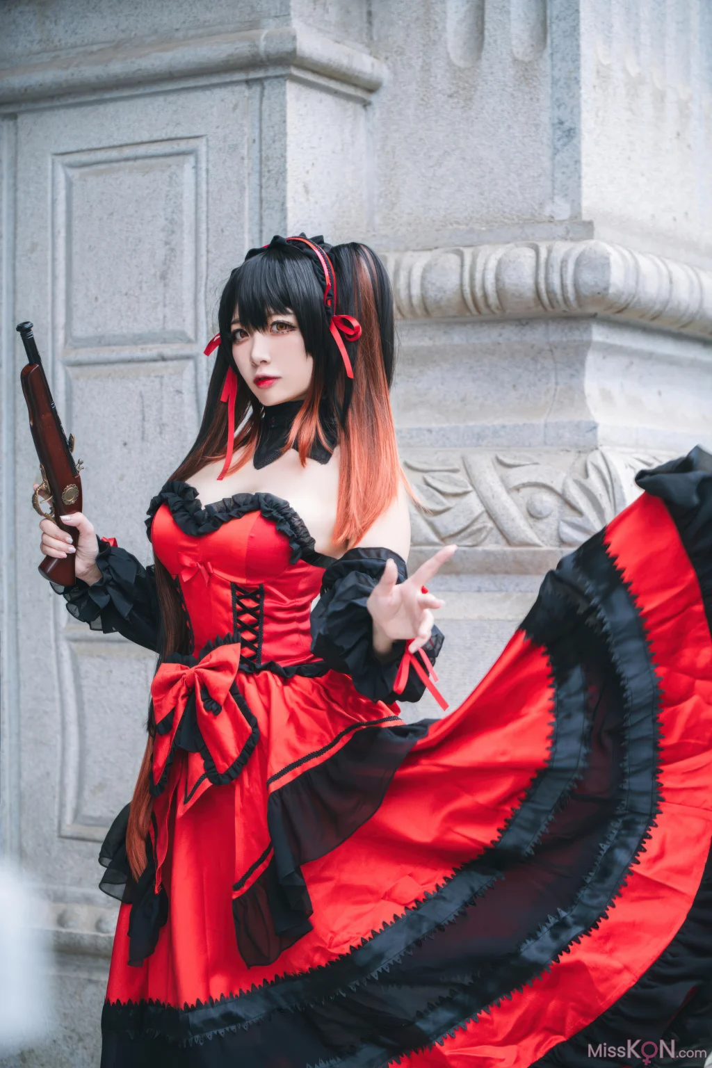 Coser@二佐Nisa: 时崎狂三 灵装 (12 photos)