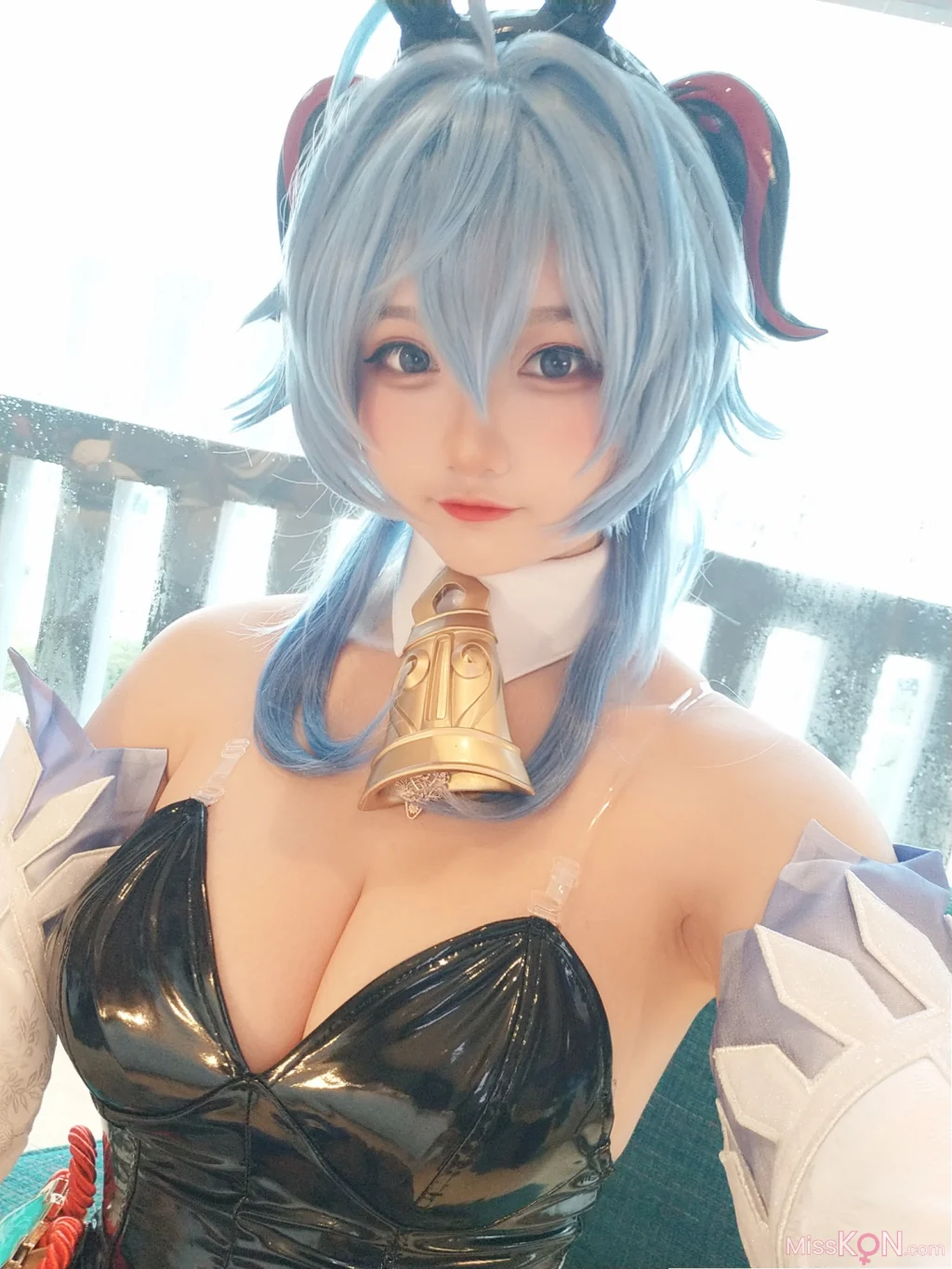 Coser@Xiaoyukiko小鱼: Bunny Ganyu (24 photos)
