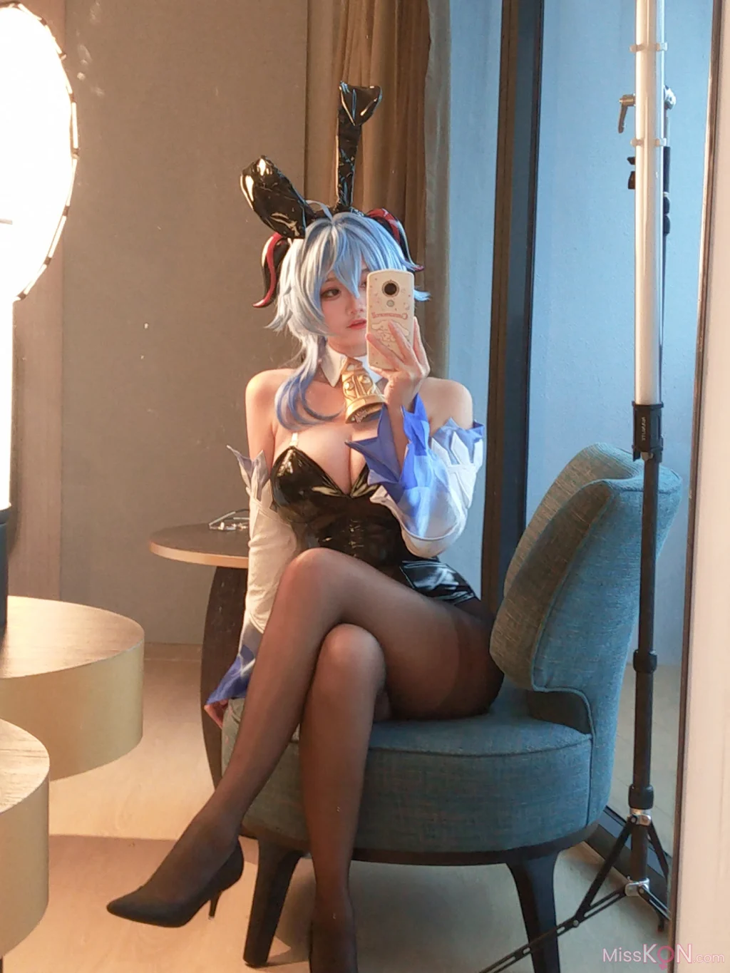 Coser@Xiaoyukiko小鱼: Bunny Ganyu (24 photos) – Page 2