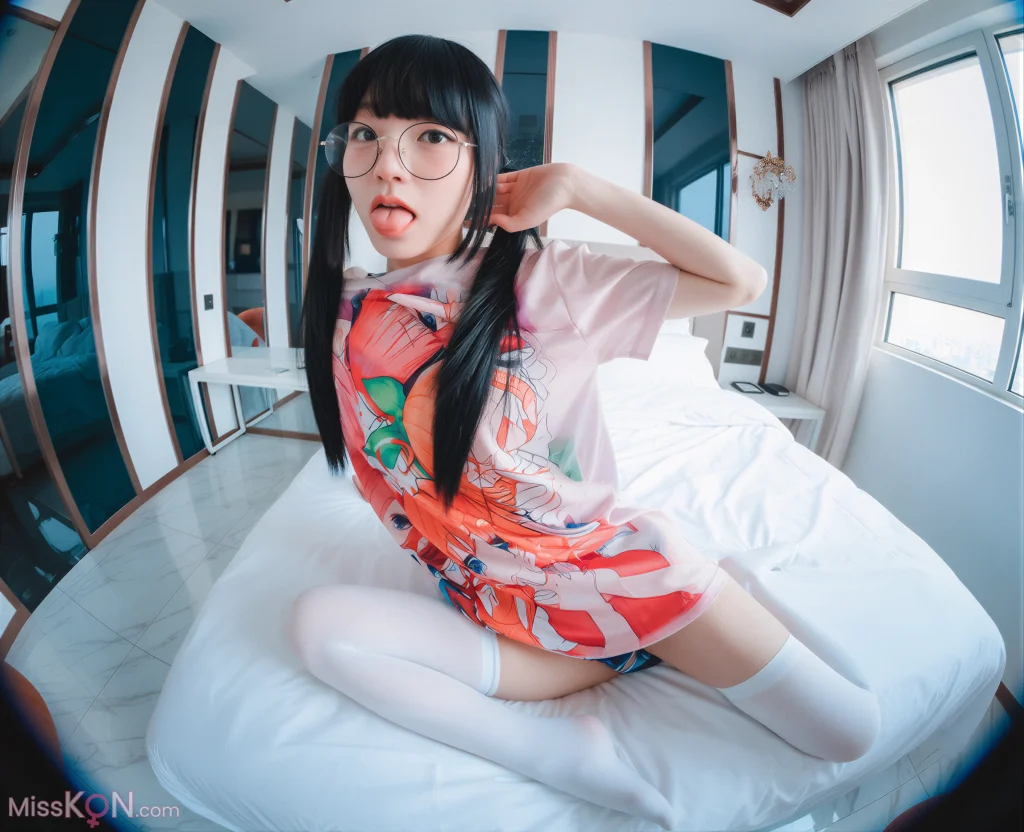 [AI Enhanced] DJAWA Photo: Jeong Jenny (정제니) – Swimming Lessons Otaku Girl (60 photos)