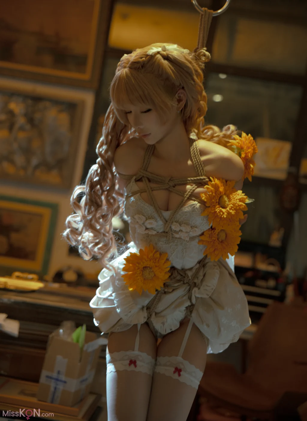 Coser@蠢沫沫: 向日葵绳 (17 photos)