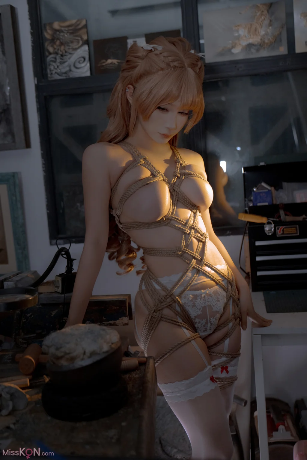 Coser@蠢沫沫: 向日葵绳 (17 photos)