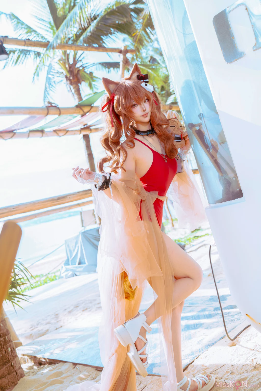 Coser@Tsuki_月隐: 安杰丽娜泳装 (44 photos)