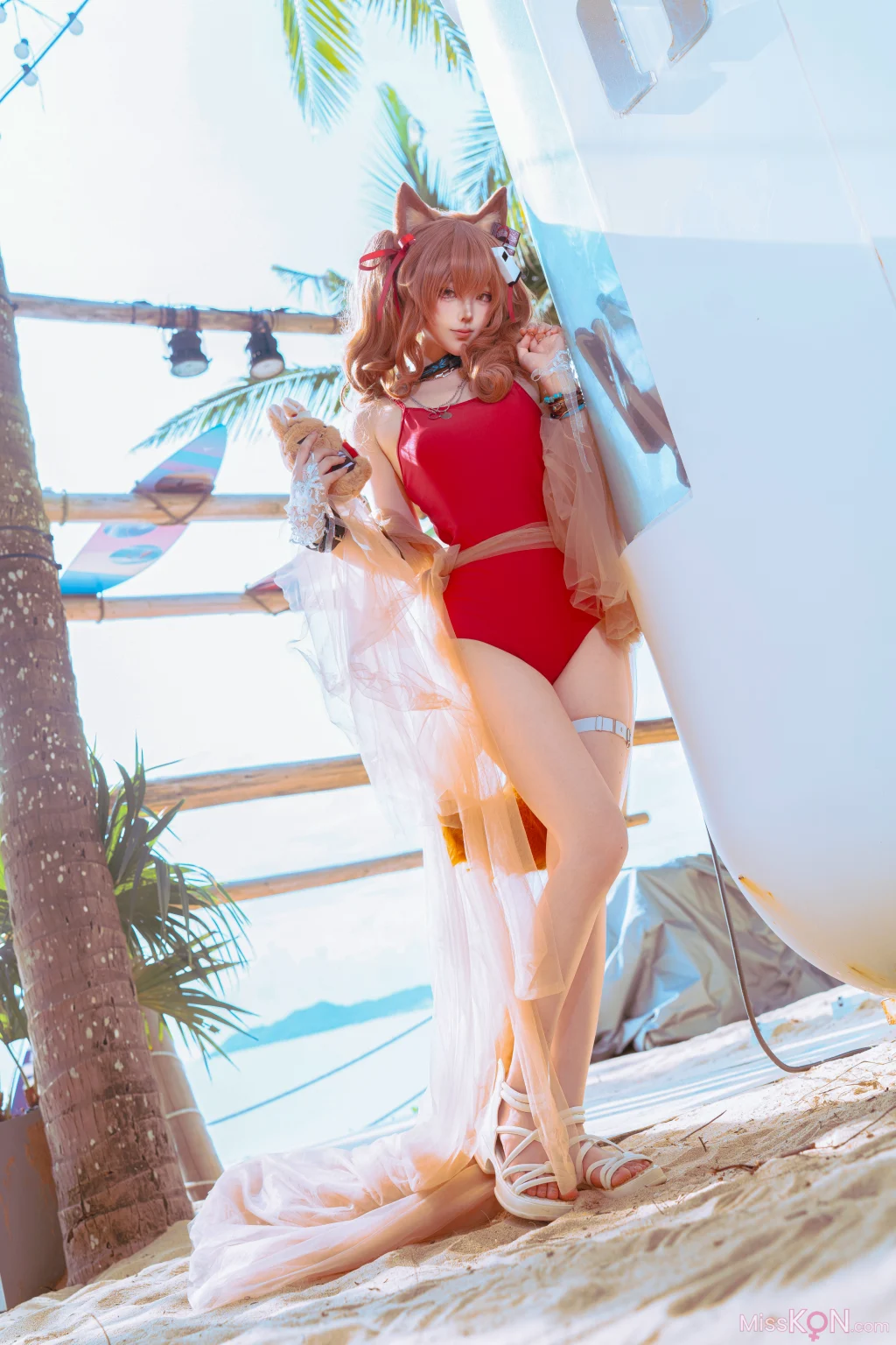 Coser@Tsuki_月隐: 安杰丽娜泳装 (44 photos)